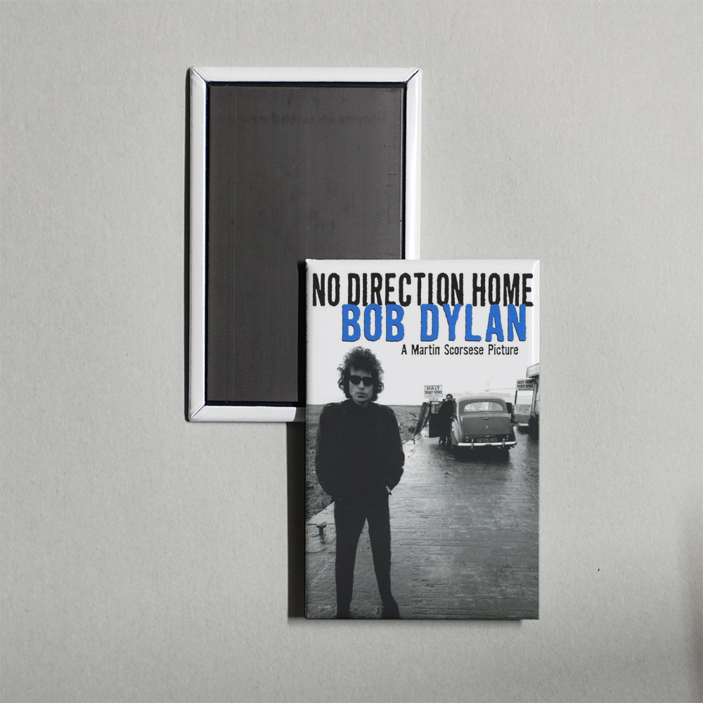 No Direction Home Bob Dylan Mini Movie Fridge Magnet