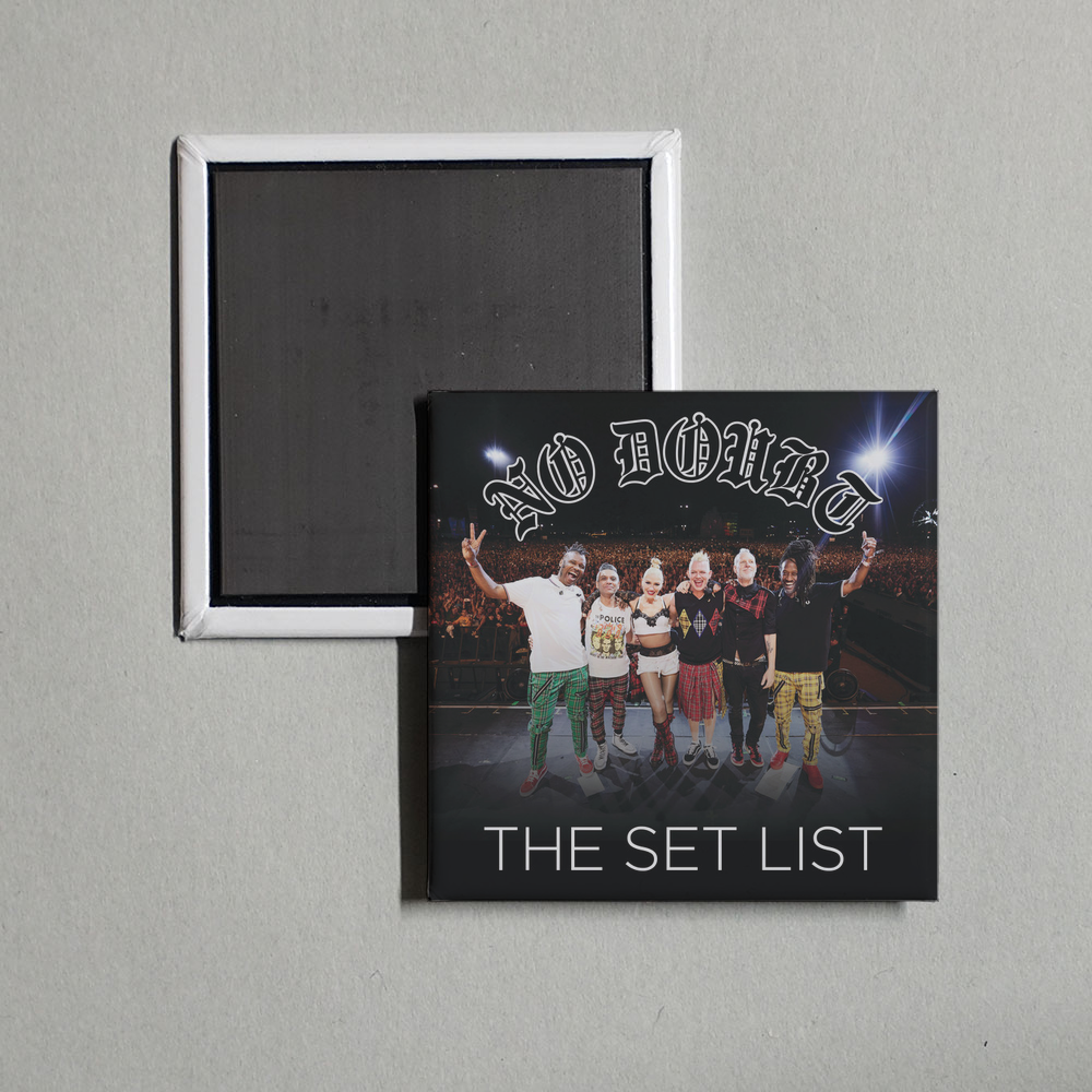 No Doubt - The Set List Album Cover Fridge Magnet