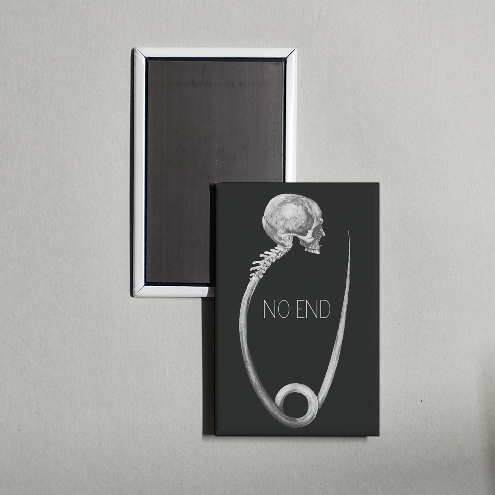 No End Mini Movie Fridge Magnet