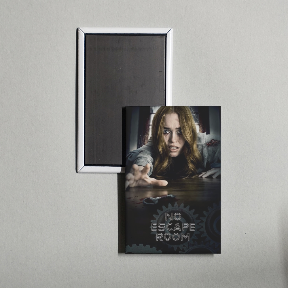 No Escape Room Mini Movie Fridge Magnet