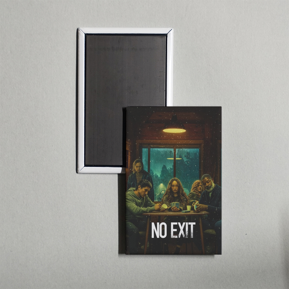 No Exit Mini Movie Fridge Magnet