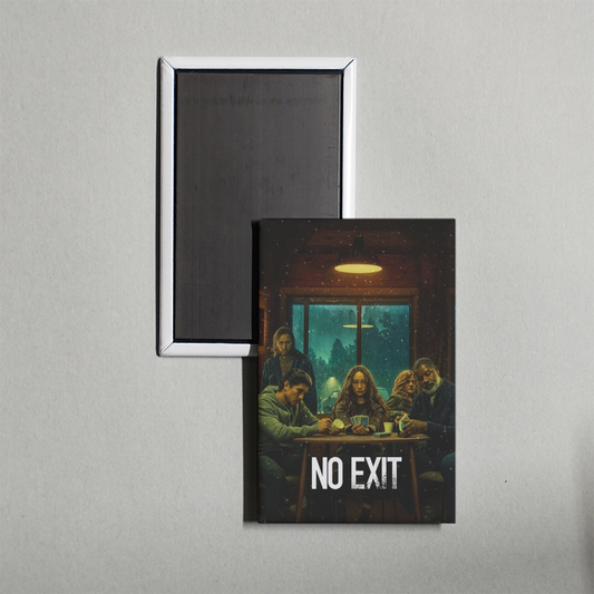 No Exit Mini Movie Fridge Magnet