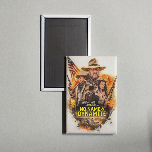 No Name and Dynamite Mini Movie Fridge Magnet
