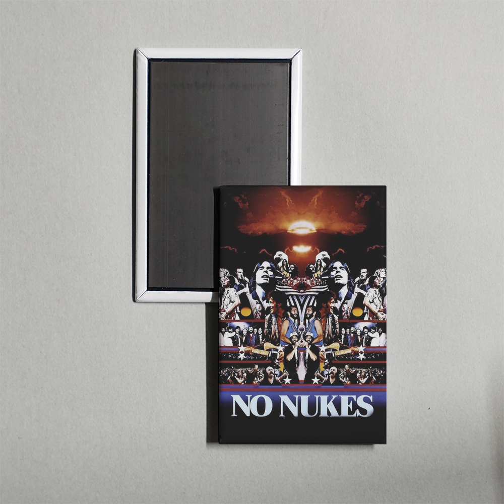 No Nukes Mini Movie Fridge Magnet