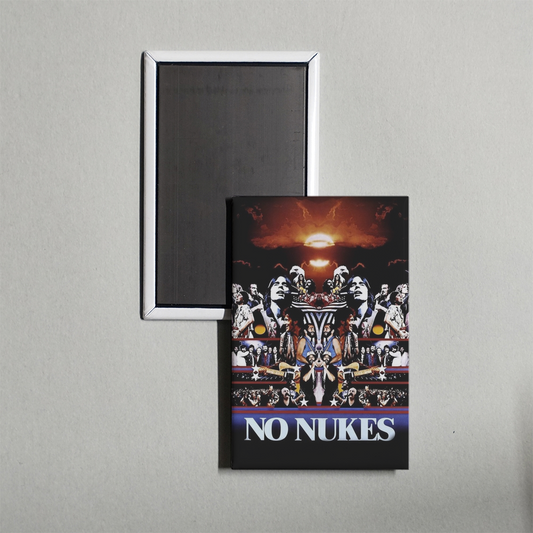 No Nukes Mini Movie Fridge Magnet