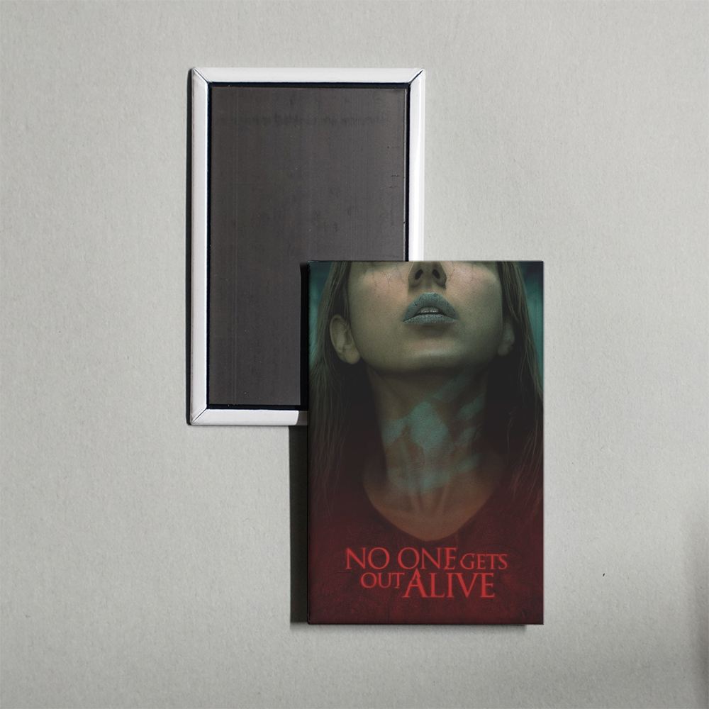 No One Gets Out Alive Mini Movie Fridge Magnet