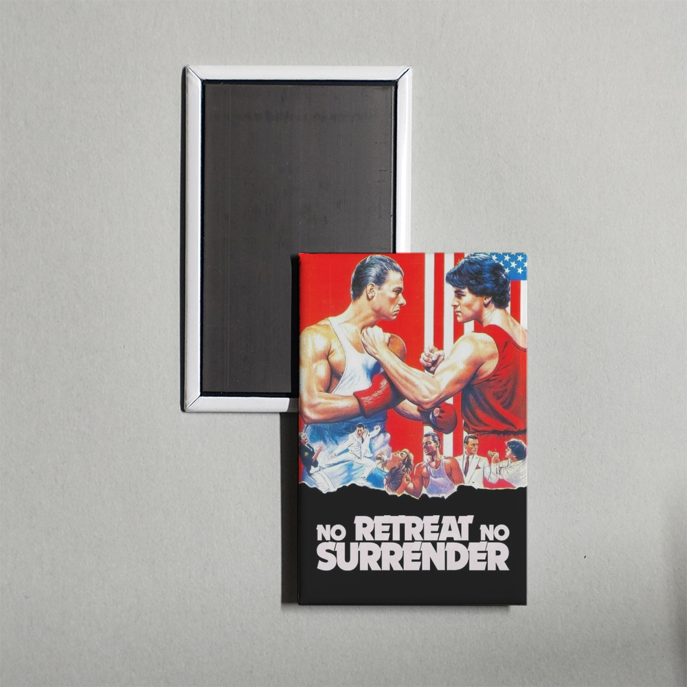No Retreat, No Surrender Mini Movie Fridge Magnet