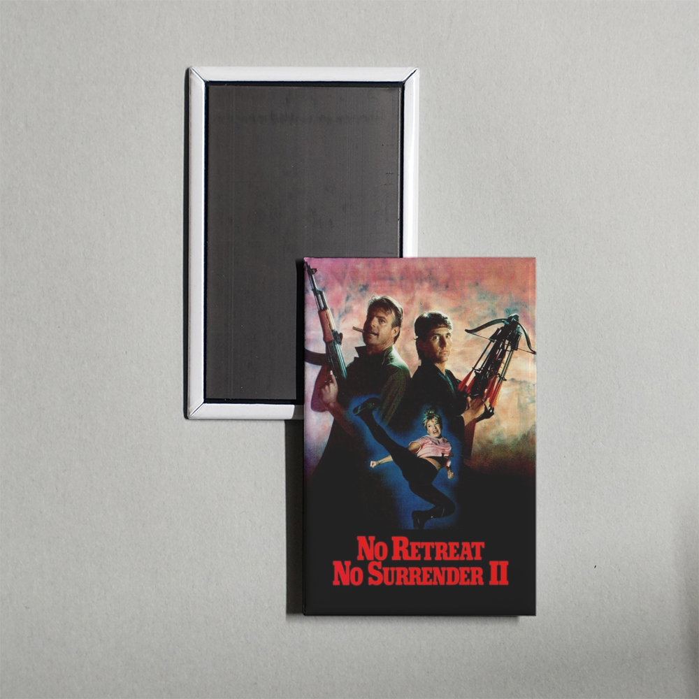 No Retreat, No Surrender 2 Raging Thunder Mini Movie Fridge Magnet