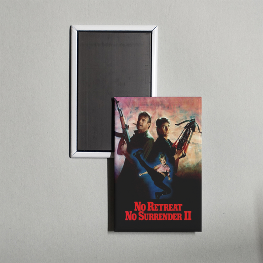 No Retreat, No Surrender 2 Raging Thunder Mini Movie Fridge Magnet