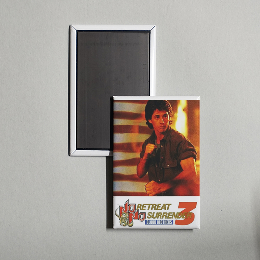 No Retreat, No Surrender 3 Blood Brothers Mini Movie Fridge Magnet