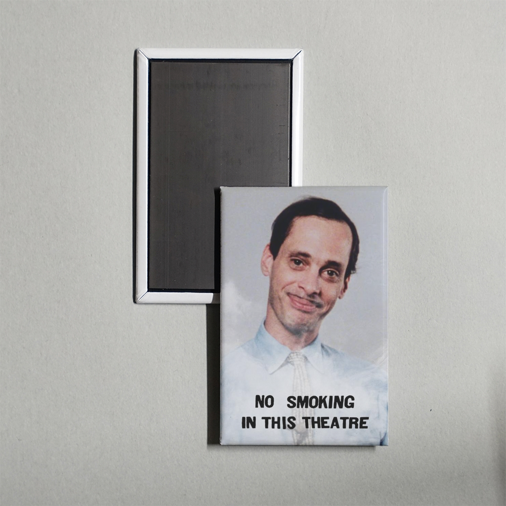 No Smoking in This Theater Mini Movie Fridge Magnet