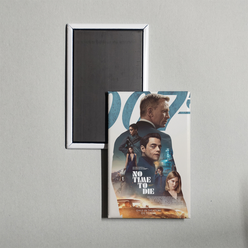 No Time To Die A Mini Movie Fridge Magnet