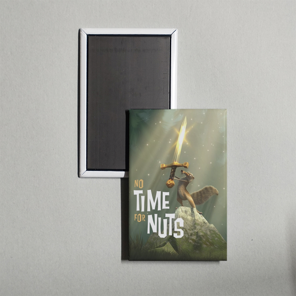 No Time for Nuts Mini Movie Fridge Magnet