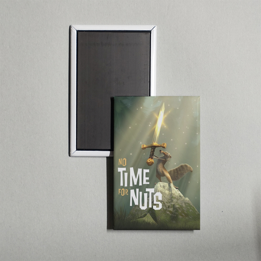 No Time for Nuts Mini Movie Fridge Magnet