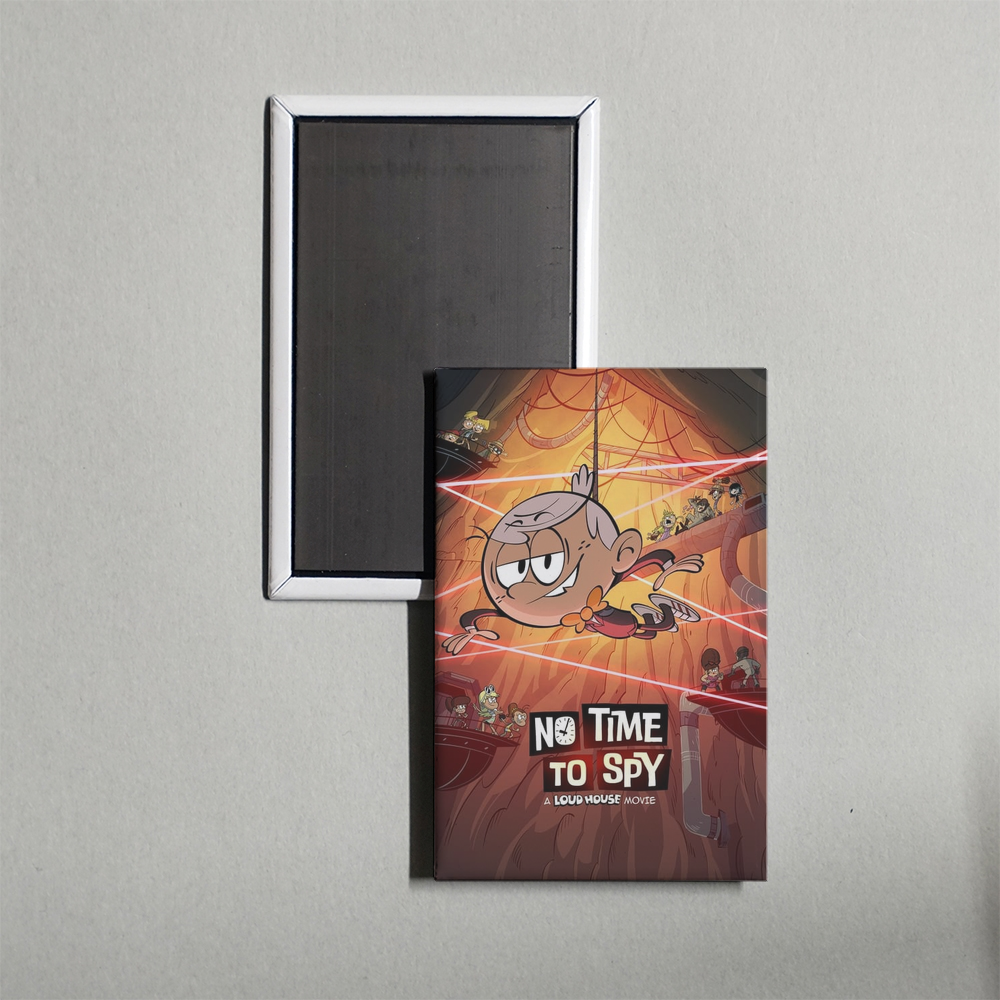 No Time to Spy A Loud House Movie Mini Movie Fridge Magnet