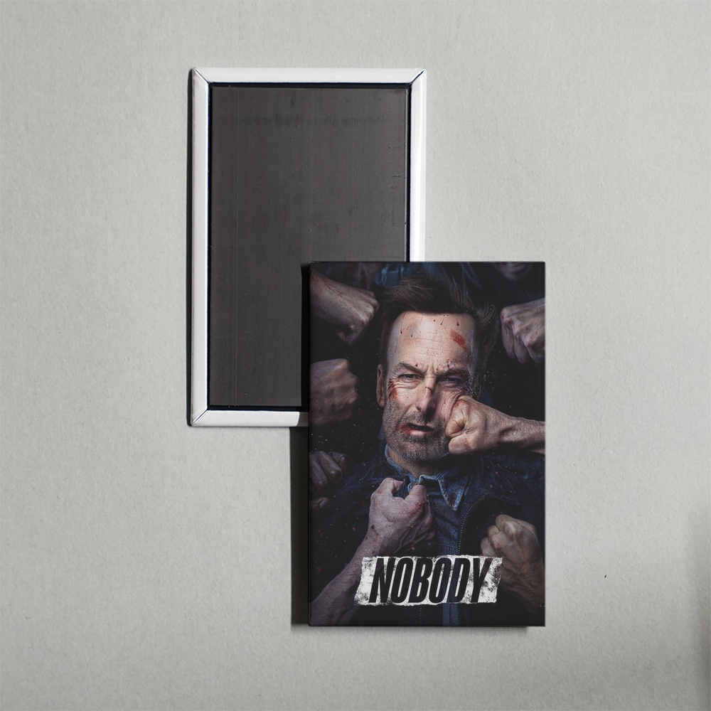 Nobody Mini Movie Fridge Magnet