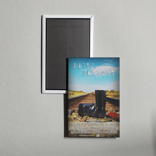 Noise Matters Mini Movie Fridge Magnet