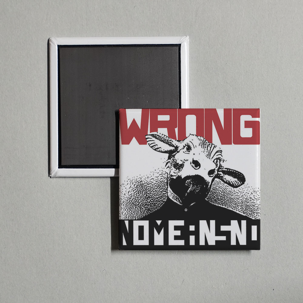 Nomeansno - Wrong Album Cover Fridge Magnet