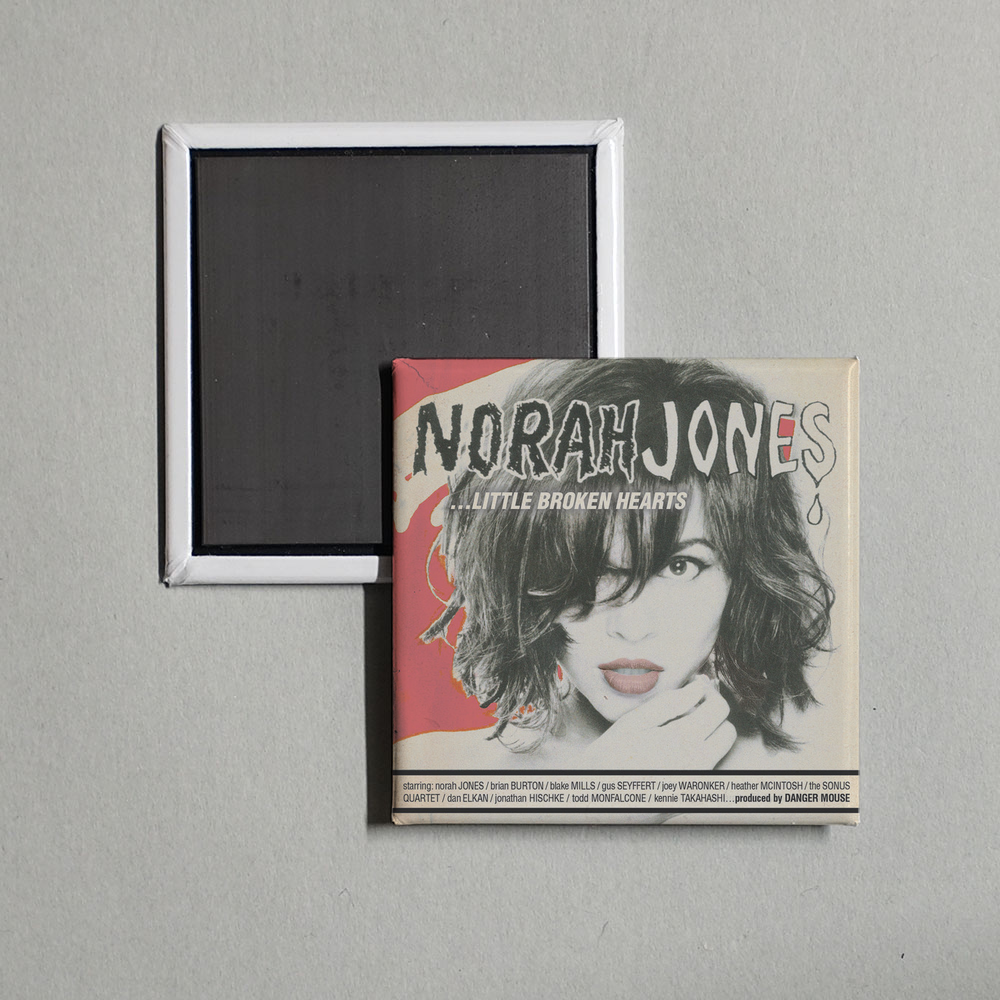 Norah Jones - Little Broken Hearts Album Cover Fridge Magnet
