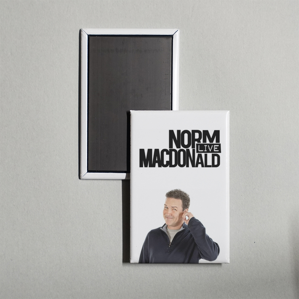 Norm Macdonald Live TV Show Fridge Magnet