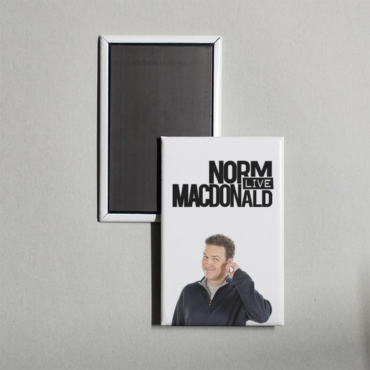 Norm Macdonald Live TV Show Fridge Magnet