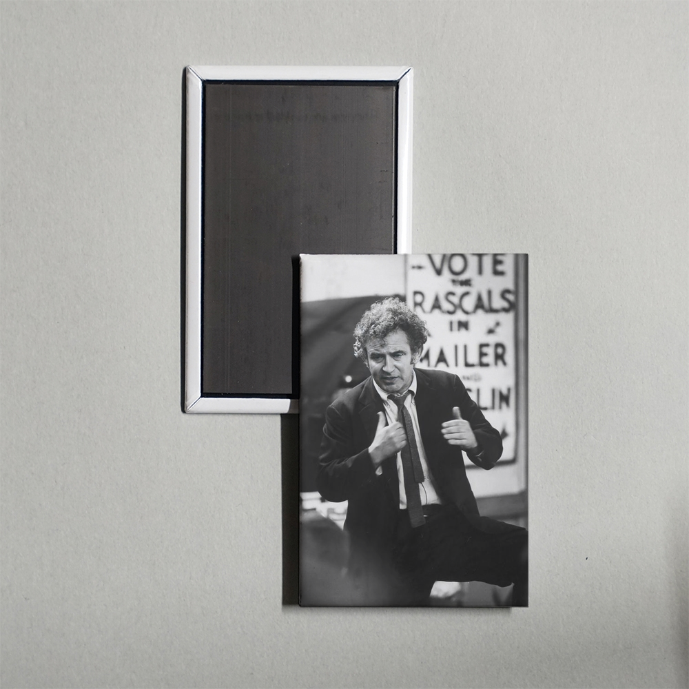 Norman Mailer vs. Fun City Mini Movie Fridge Magnet