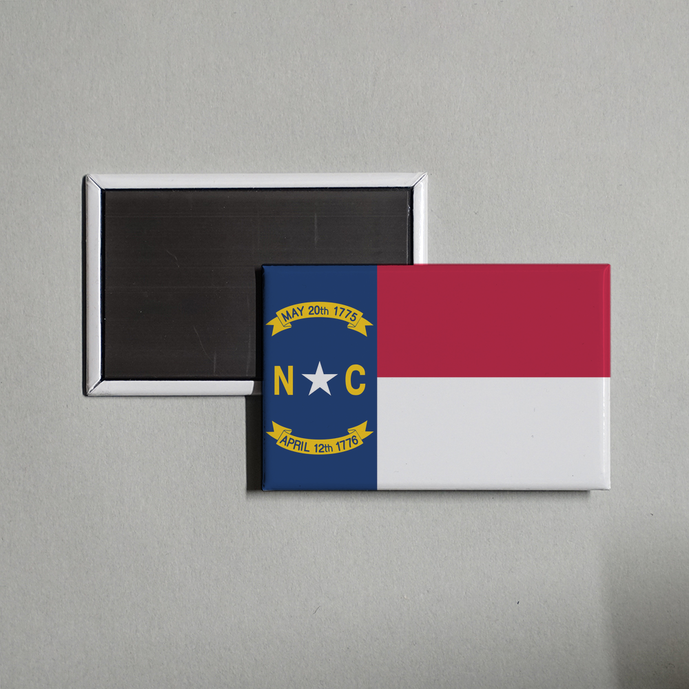 North Carolina State Flag Fridge Magnet Fridge Magnet