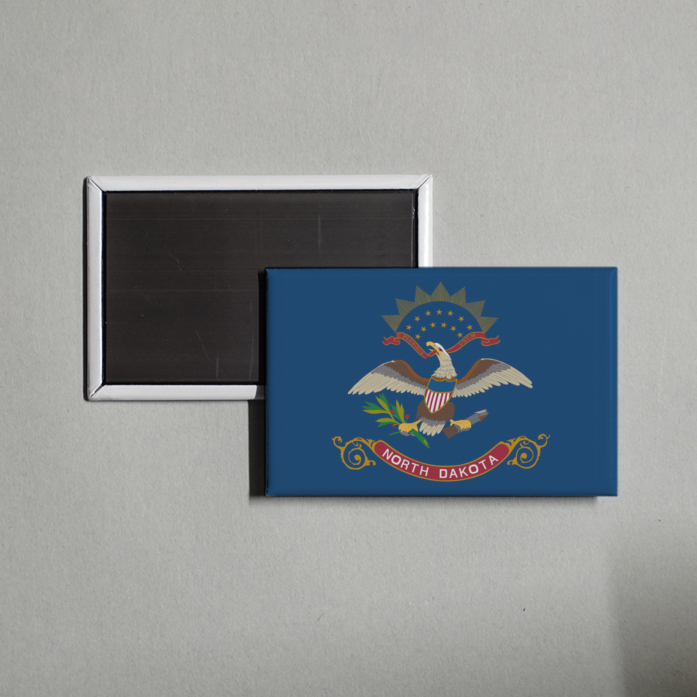 North Dakota State Flag Fridge Magnet Fridge Magnet