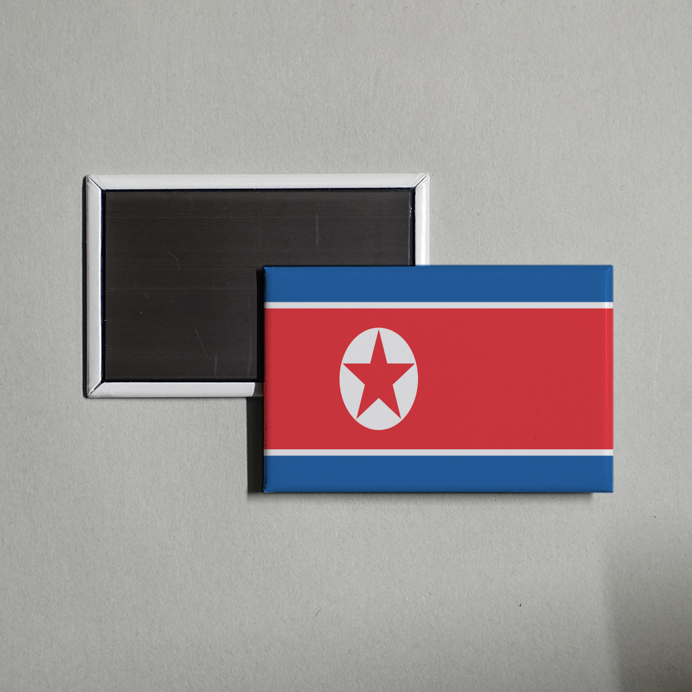 North Korea Flag Fridge Magnet
