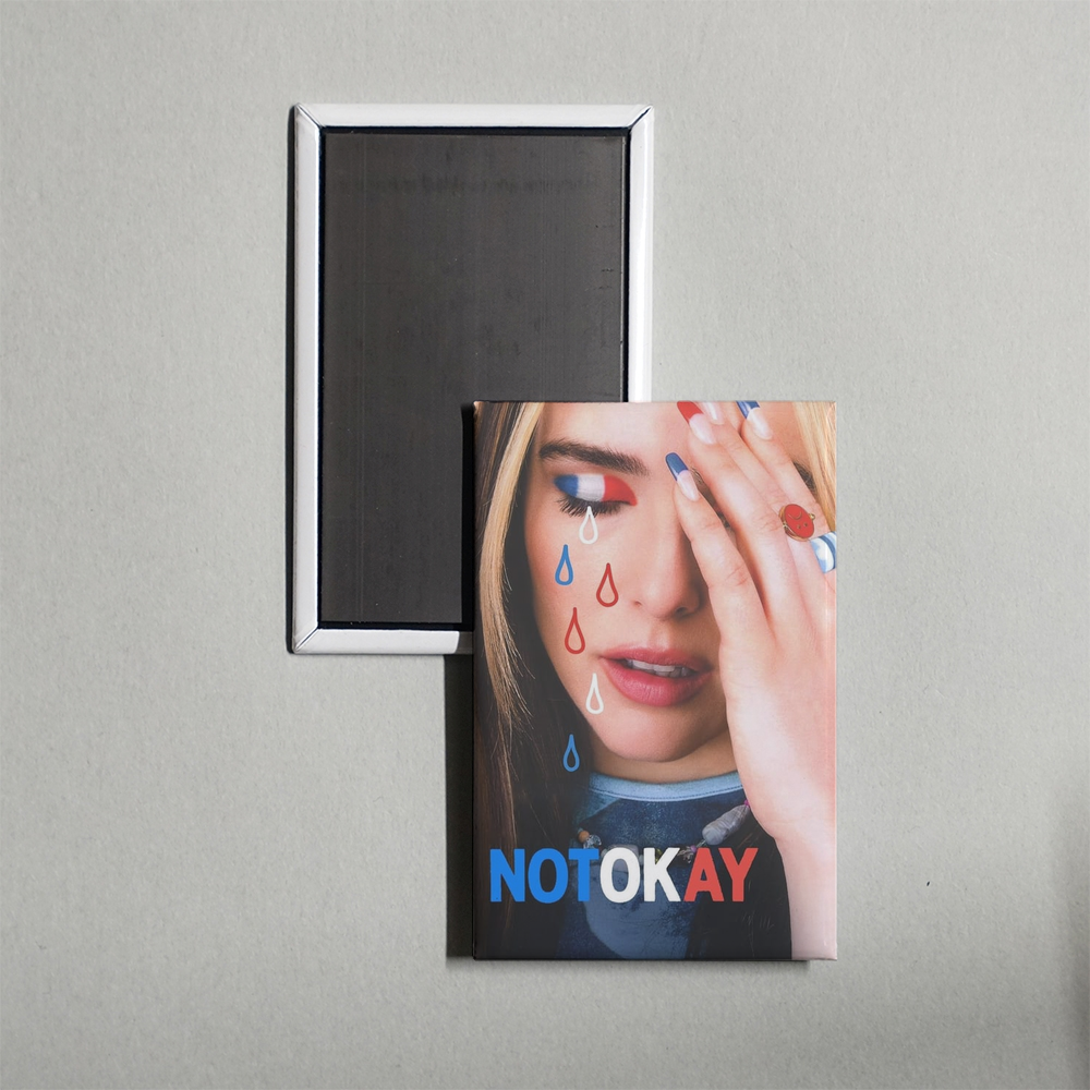 Not Okay Mini Movie Fridge Magnet