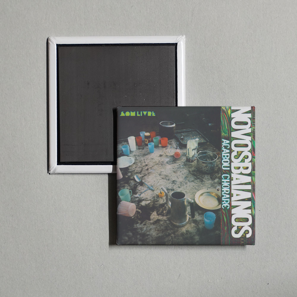 Novos Baianos - Acabou Chorare Album Cover Fridge Magnet