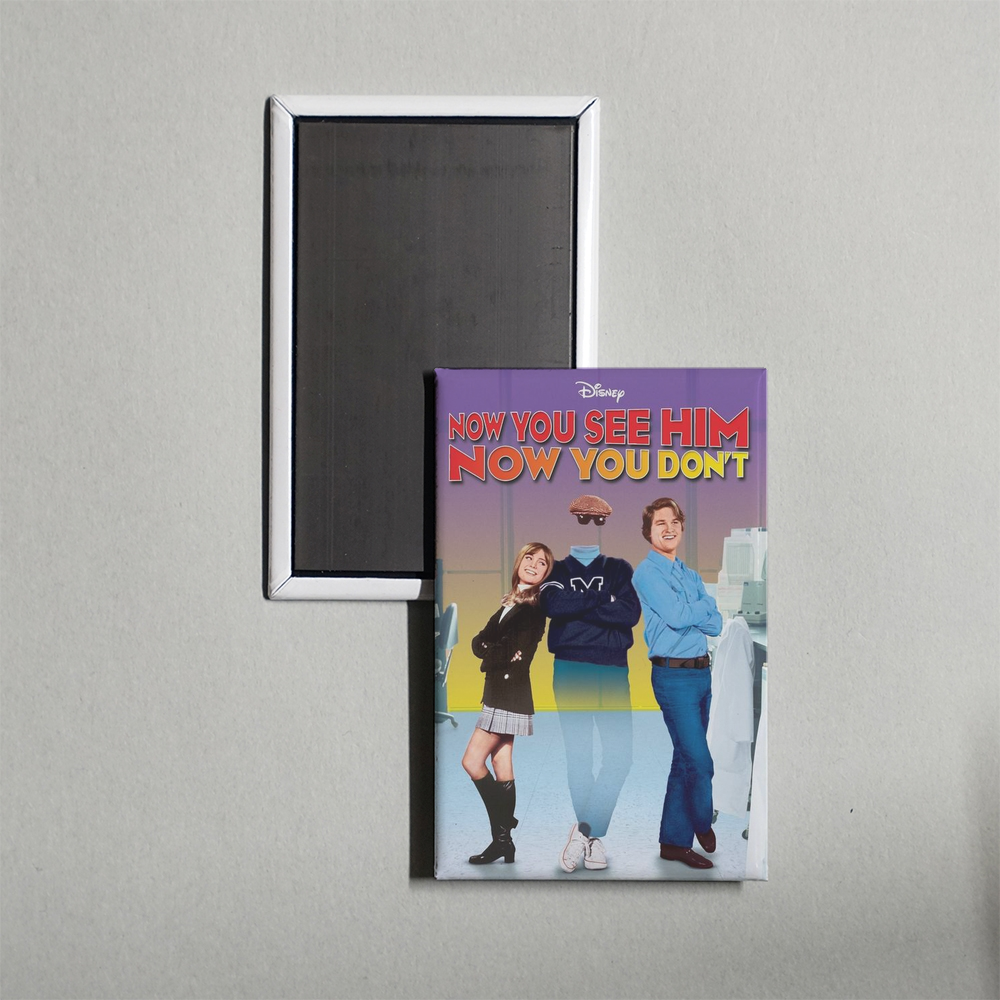 Now You See Him, Now You Don't Mini Movie Fridge Magnet