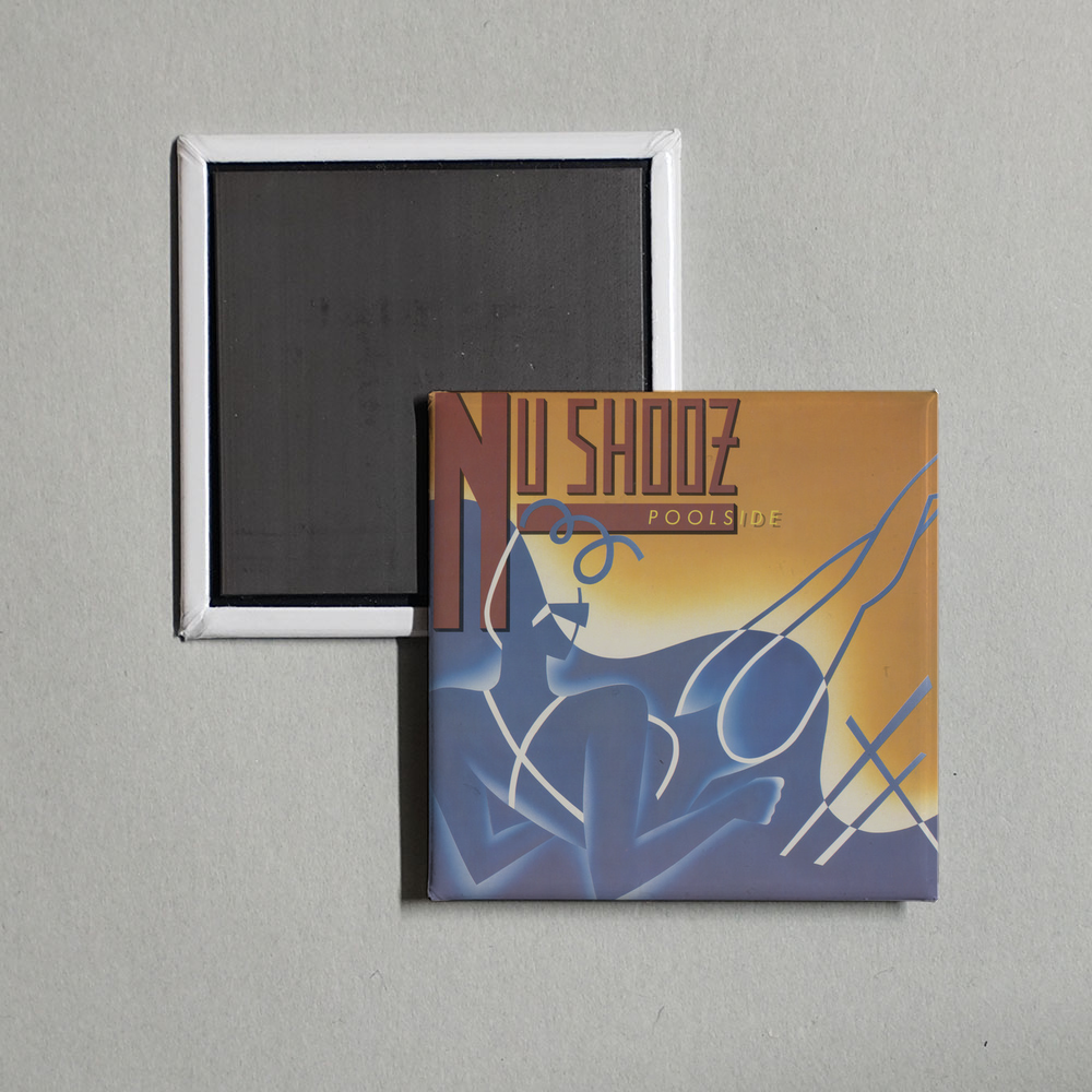 Nu Shooz - Poolside Album Cover Fridge Magnet