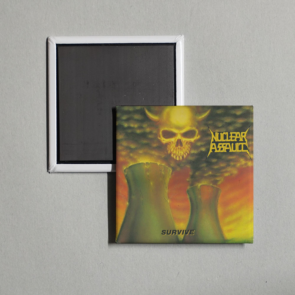 Nuclear Assault - Survive Album Cover Fridge Magnet