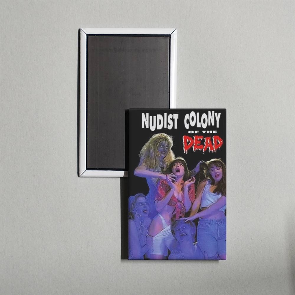 Nudist Colony of the Dead Mini Movie Fridge Magnet