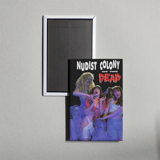 Nudist Colony of the Dead Mini Movie Fridge Magnet