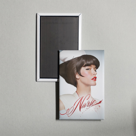 Nurse 3-D Mini Movie Fridge Magnet