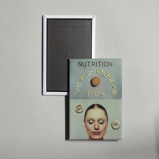 Nutrition The All-American Meal Mini Movie Fridge Magnet
