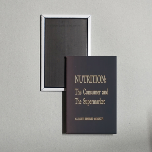 Nutrition The Consumer and The Supermarket Mini Movie Fridge Magnet
