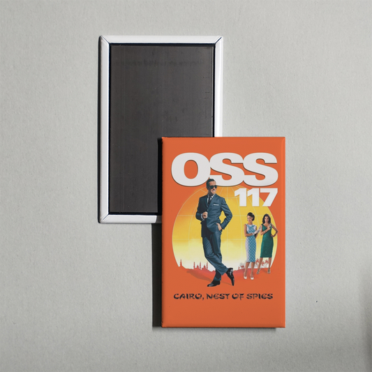 OSS 117 Cairo, Nest of Spies Mini Movie Fridge Magnet