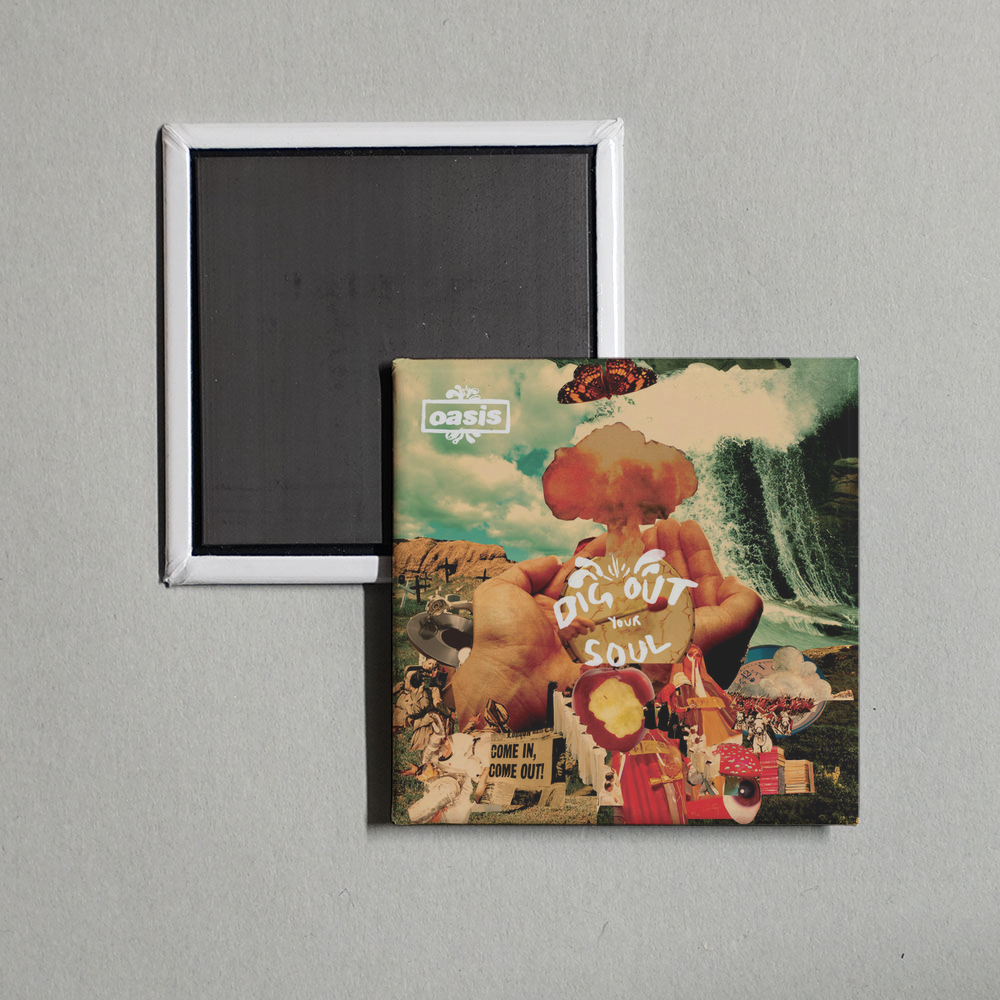 Oasis - Dig Out Your Soul Album Cover Fridge Magnet