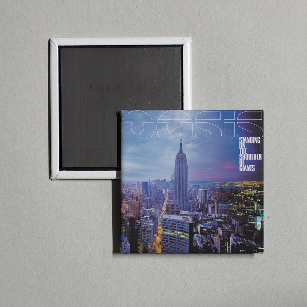Oasis - Standing On The Shoulder Of Giants Album Cover Fridge Magnet