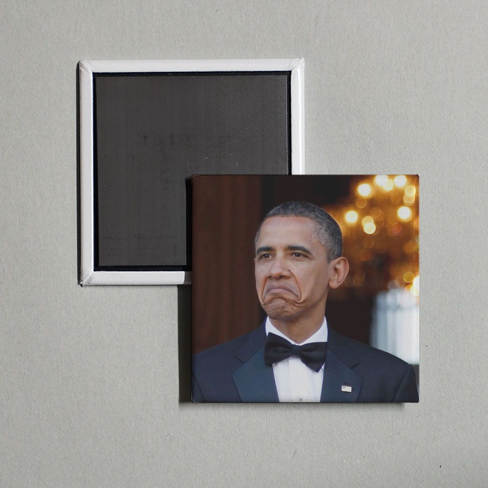 Obama Not Bad Meme Fridge Magnet