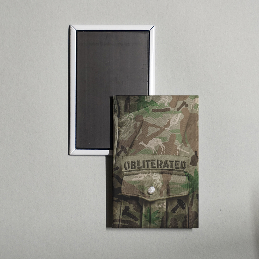 Obliterated TV Show Fridge Magnet