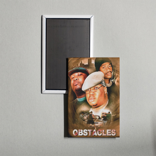 Obstacles Mini Movie Fridge Magnet