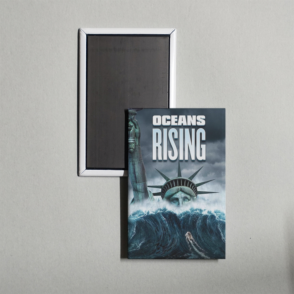 Oceans Rising Mini Movie Fridge Magnet