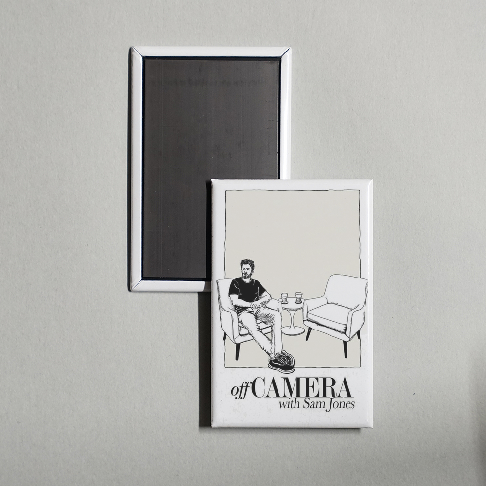 Off Camera with Sam Jones TV Show Fridge Magnet