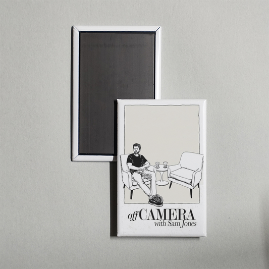Off Camera with Sam Jones TV Show Fridge Magnet