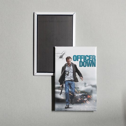 Officer Down Mini Movie Fridge Magnet