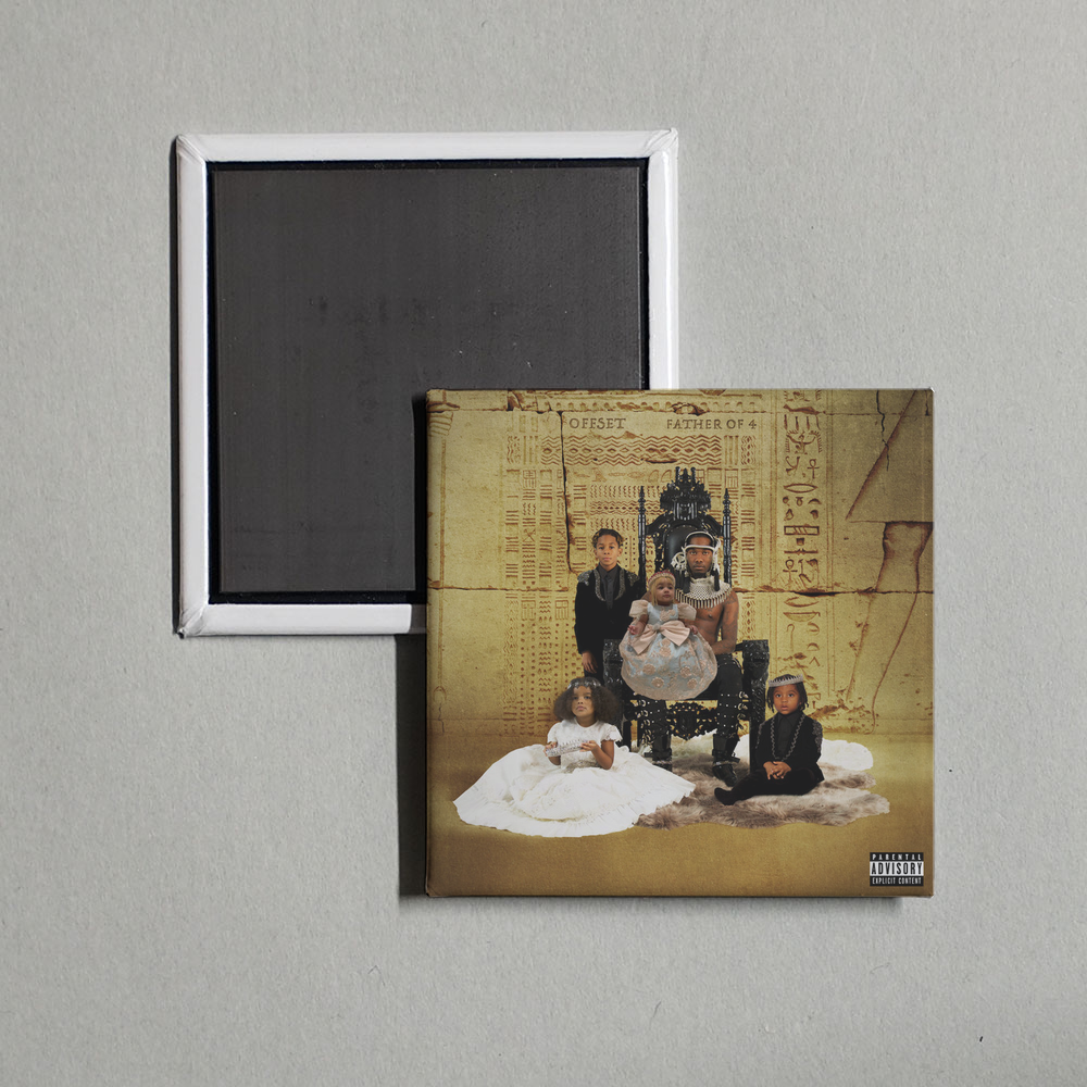Offset - FATHER OF 4 Album Cover Fridge Magnet